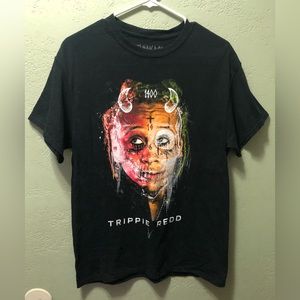 Spencer’s Size Medium Black Trippie Redd T-shirt with short sleeves